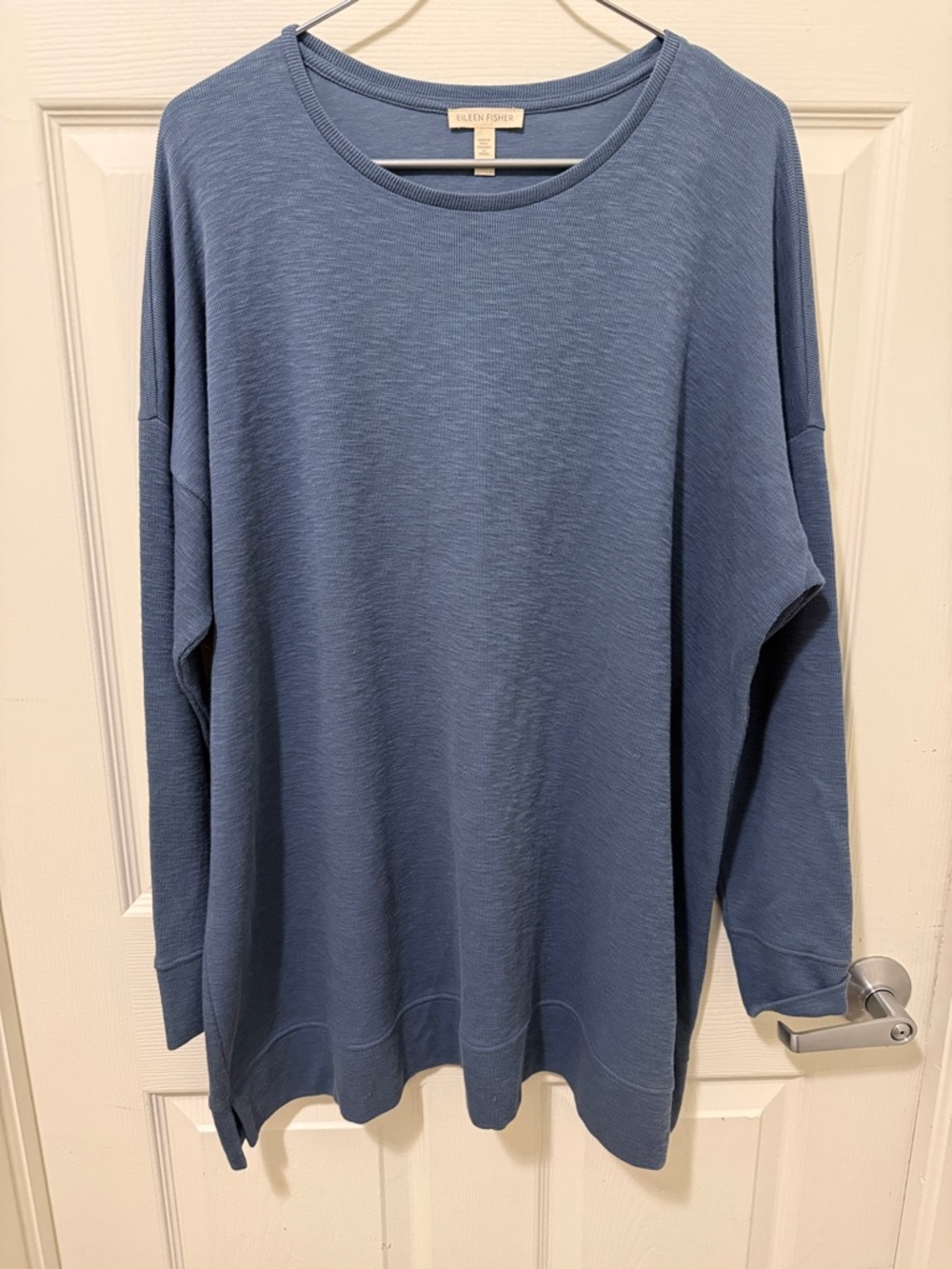 EILEEN FISHER Large Denim Blue Tunic.